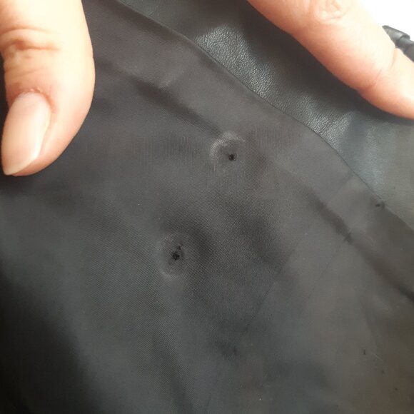 Vintage Genuine Leather - Men's - Sleeveless Vest - Embossed Eagle - Biker Style - Picture 4 of 13